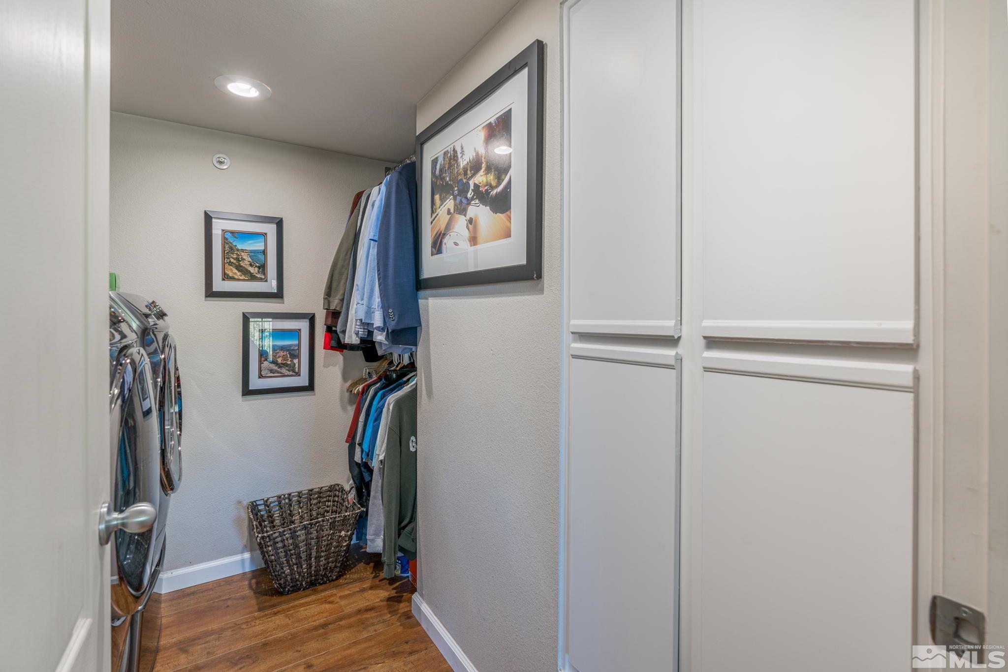 6850 Sharlands Avenue, Unit S2106 Reno, NV 89523 - Photo 6 of 36 a view of room with wooden floor and closet