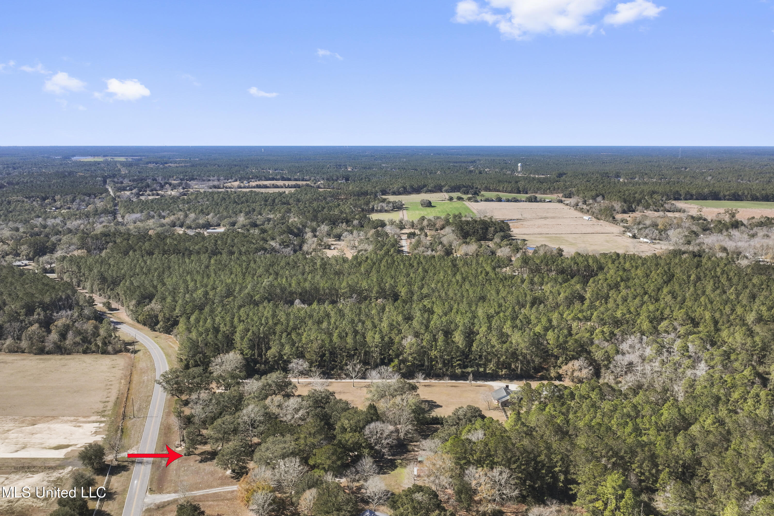 12605 Seaman Road Vancleave, MS 39565 - Photo 36 of 37 Arial Facing East