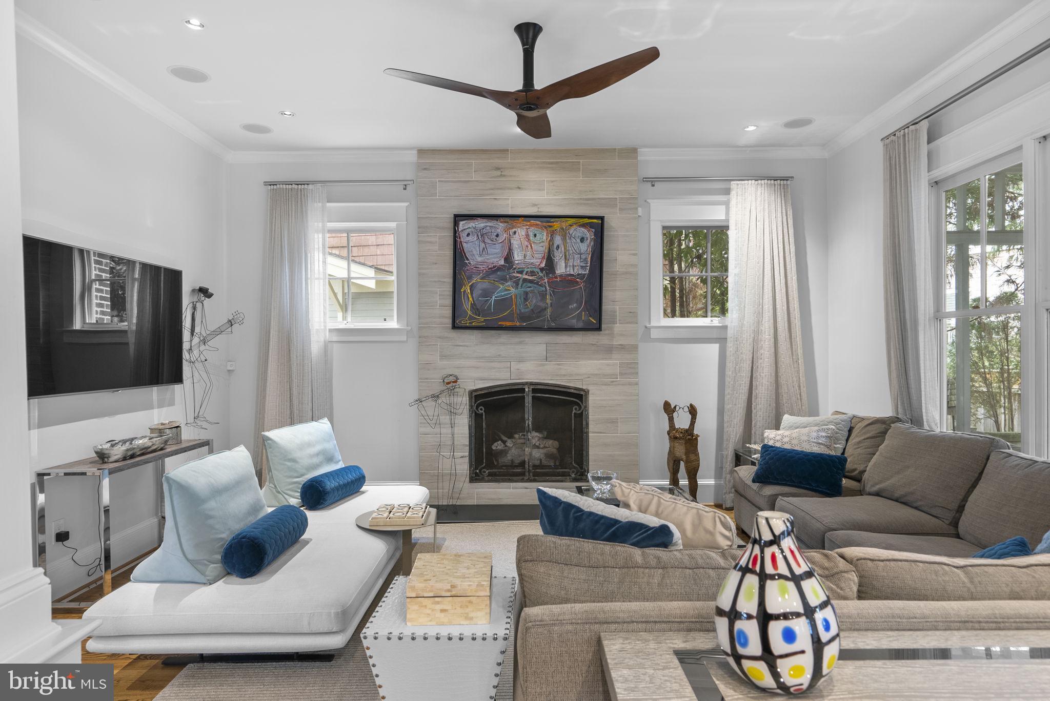 6603 Glenbrook Road Chevy Chase, MD 20815 - Photo 17 of 58 Family Room open to Kitchen