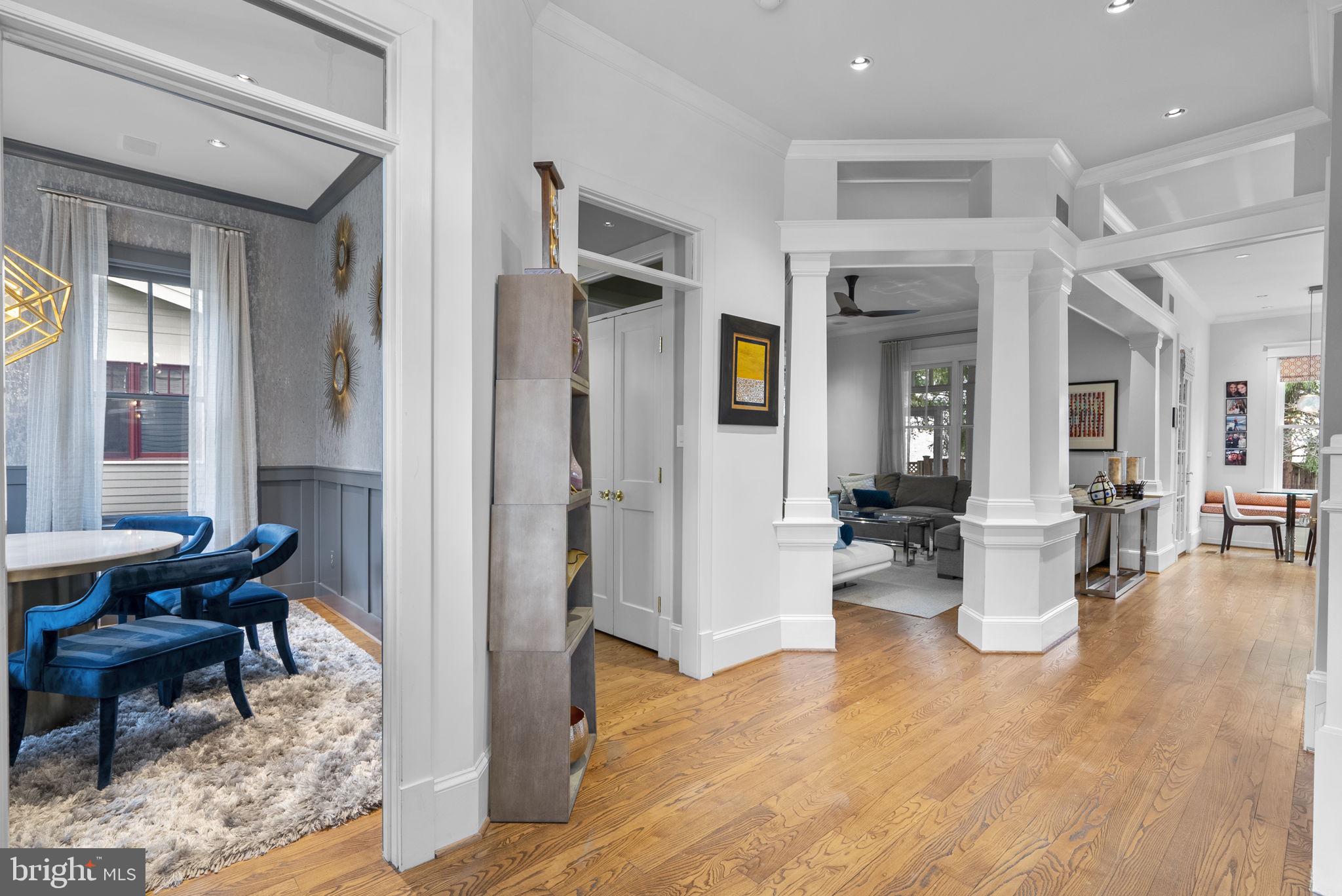 6603 Glenbrook Road Chevy Chase, MD 20815 - Photo 9 of 58 Foyer w/ access to Office