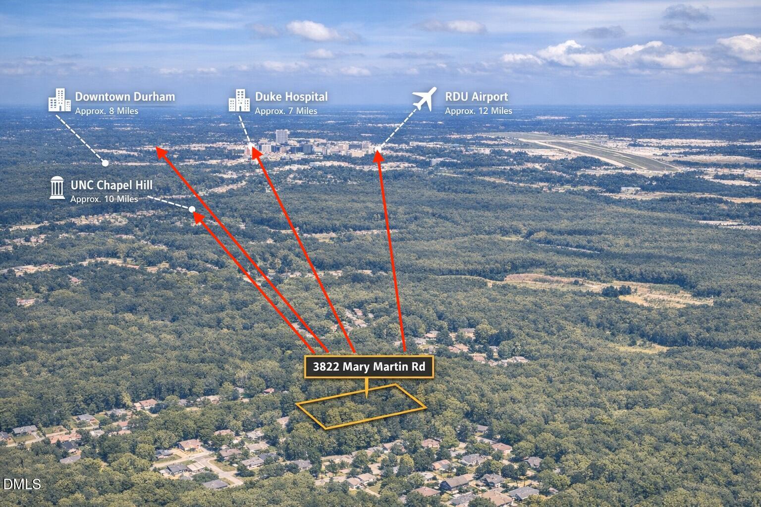 3822 Mary Martin Road Durham, NC 27703 - Photo 7 of 7 a view of a city