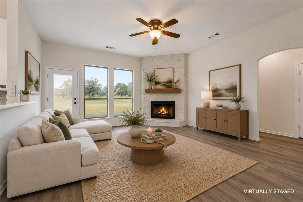 14316 Rising Spring Road Haslet, TX 76052 - Photo 9 of 31 Living room - virtually staged