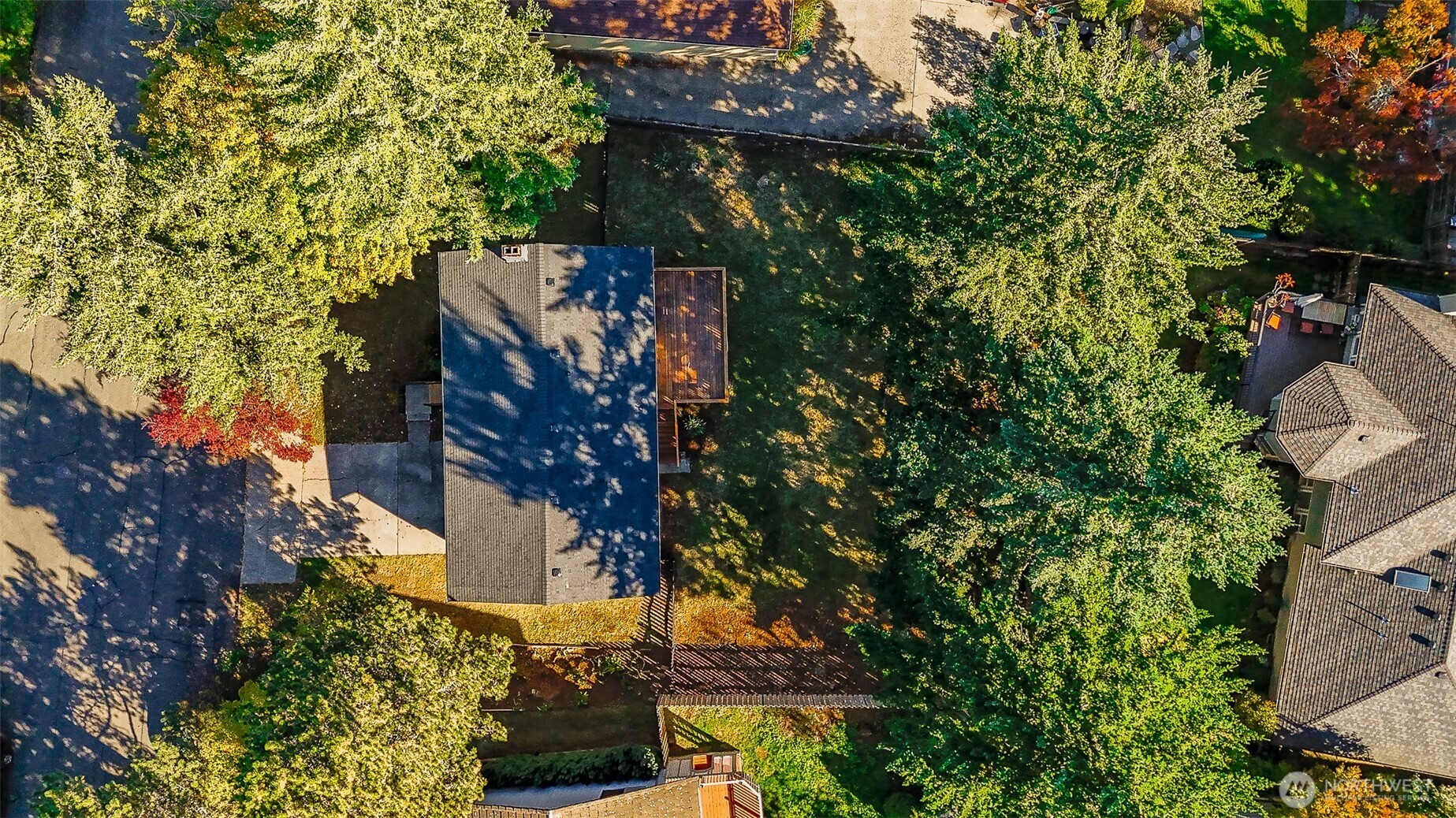 3162 Northwest Kent Street Camas, WA 98607 - Photo 38 of 40 an aerial view of a house with a yard