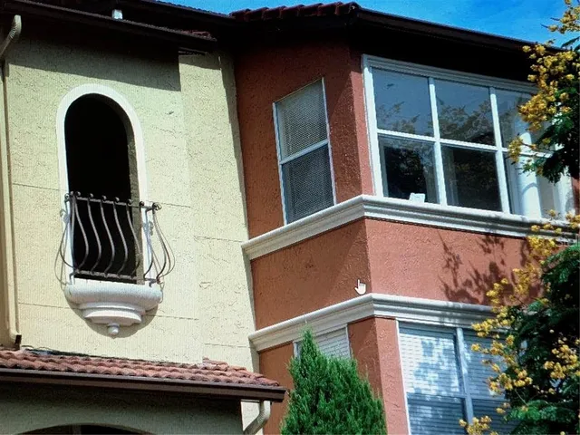 a view of front door