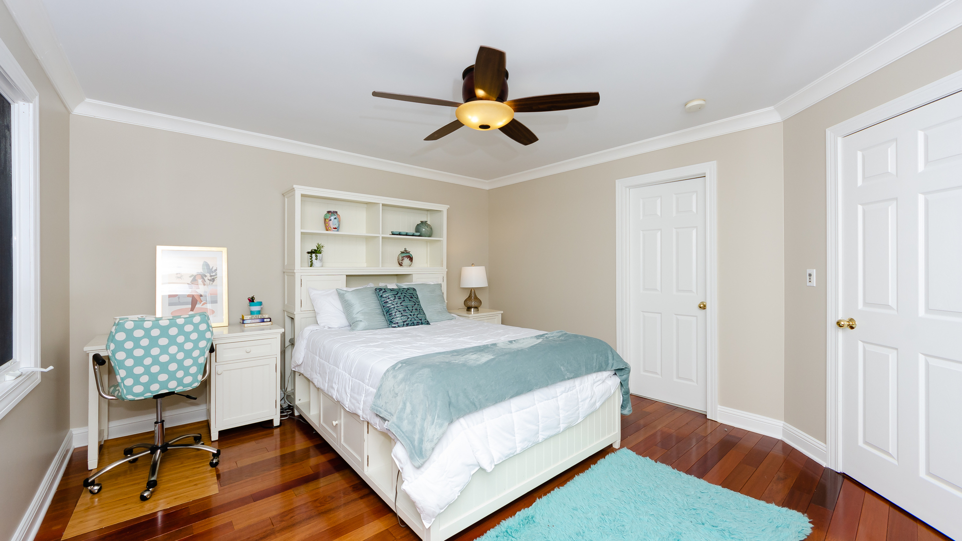 230 Devon Drive Burr Ridge, IL 60527 - Photo 52 of 94 a bedroom with a bed garage and window