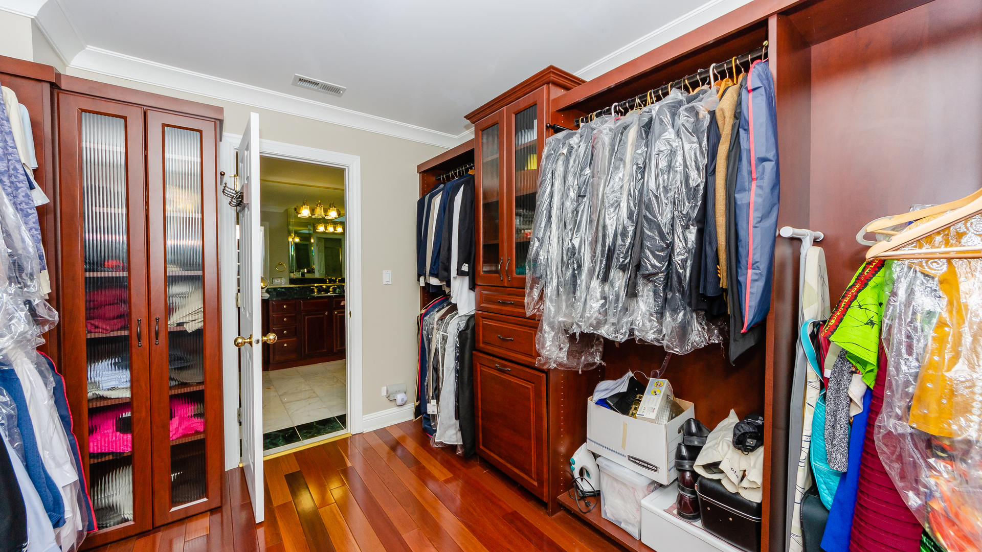 230 Devon Drive Burr Ridge, IL 60527 - Photo 65 of 94 a view of walk in closet with clothes and shoes