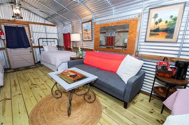 a view of swimming pool with a patio