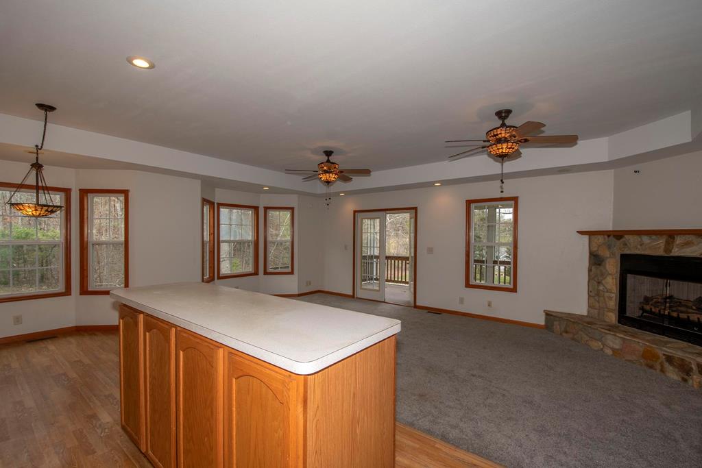 5224 Laurel Ridge Young Harris, GA 30582 - Photo 7 of 39 a view of an empty room with window and fireplace