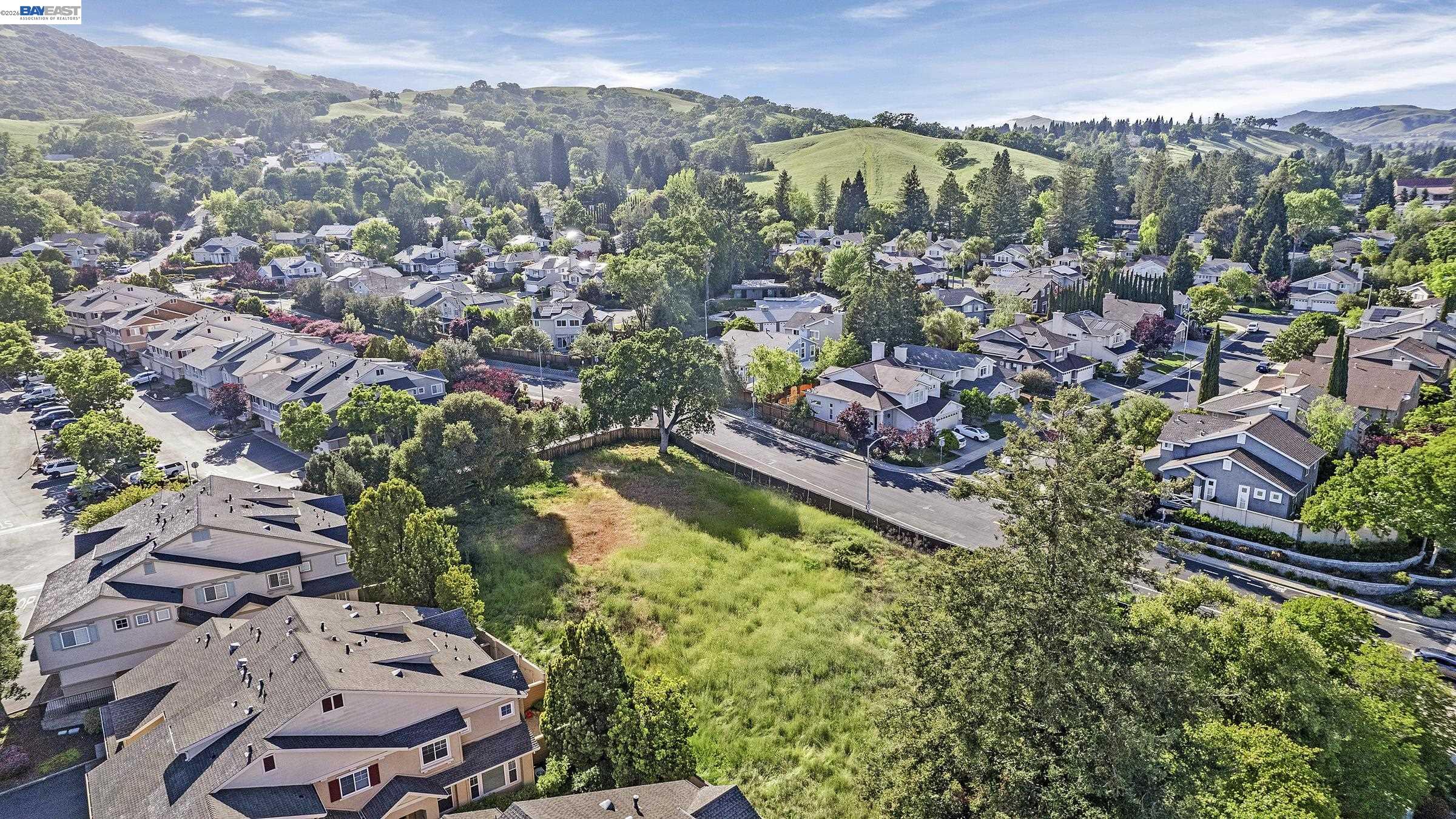 19251 San Ramon Valley Boulevard San Ramon, CA 94583 - Photo 10 of 15 an aerial view of residential house with outdoor space and swimming pool