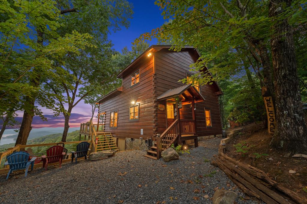 a view of a house with a patio