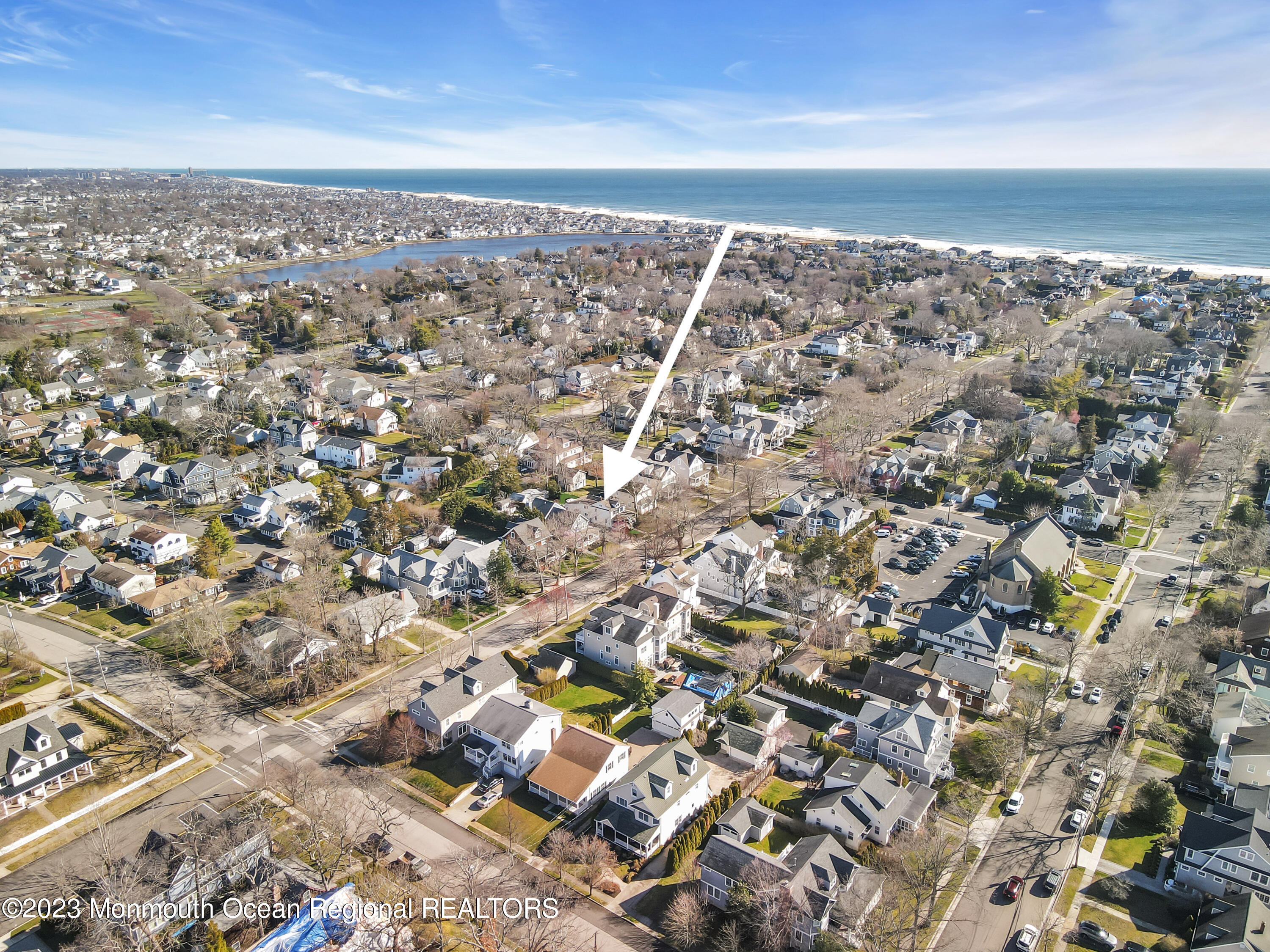 306 Worthington Avenue Spring Lake, NJ 07762 - Photo 52 of 52 an aerial view of a city