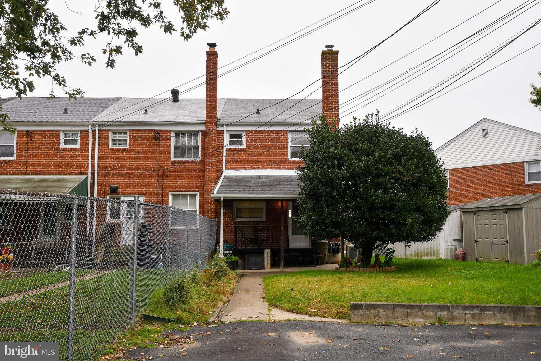 457 Torner Road Baltimore, MD 21221 - Photo 50 of 59 Back View from parking pad