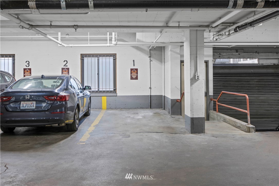 1105 Spring Street, Unit 1006 Seattle, WA 98104 - Photo 20 of 22 a view of car garage