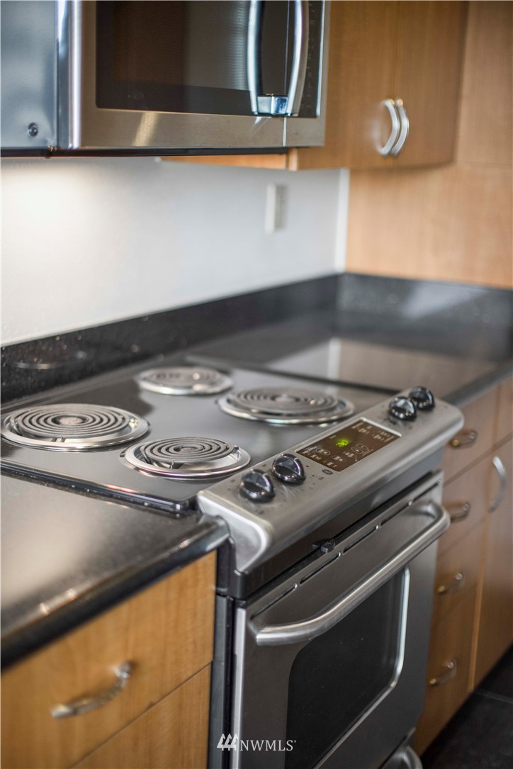 1105 Spring Street, Unit 1006 Seattle, WA 98104 - Photo 8 of 22 a close view of stove top oven