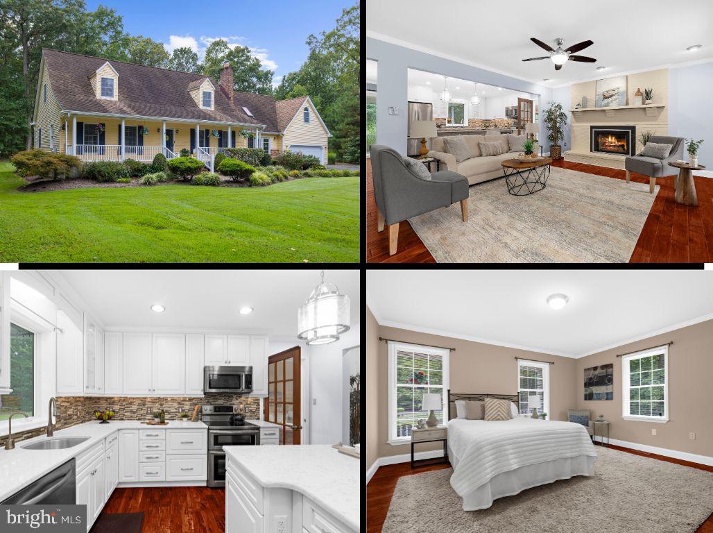 100 Marlborough Road Queenstown, MD 21658 - Photo 2 of 83 a view of living room kitchen with furniture and fireplace
