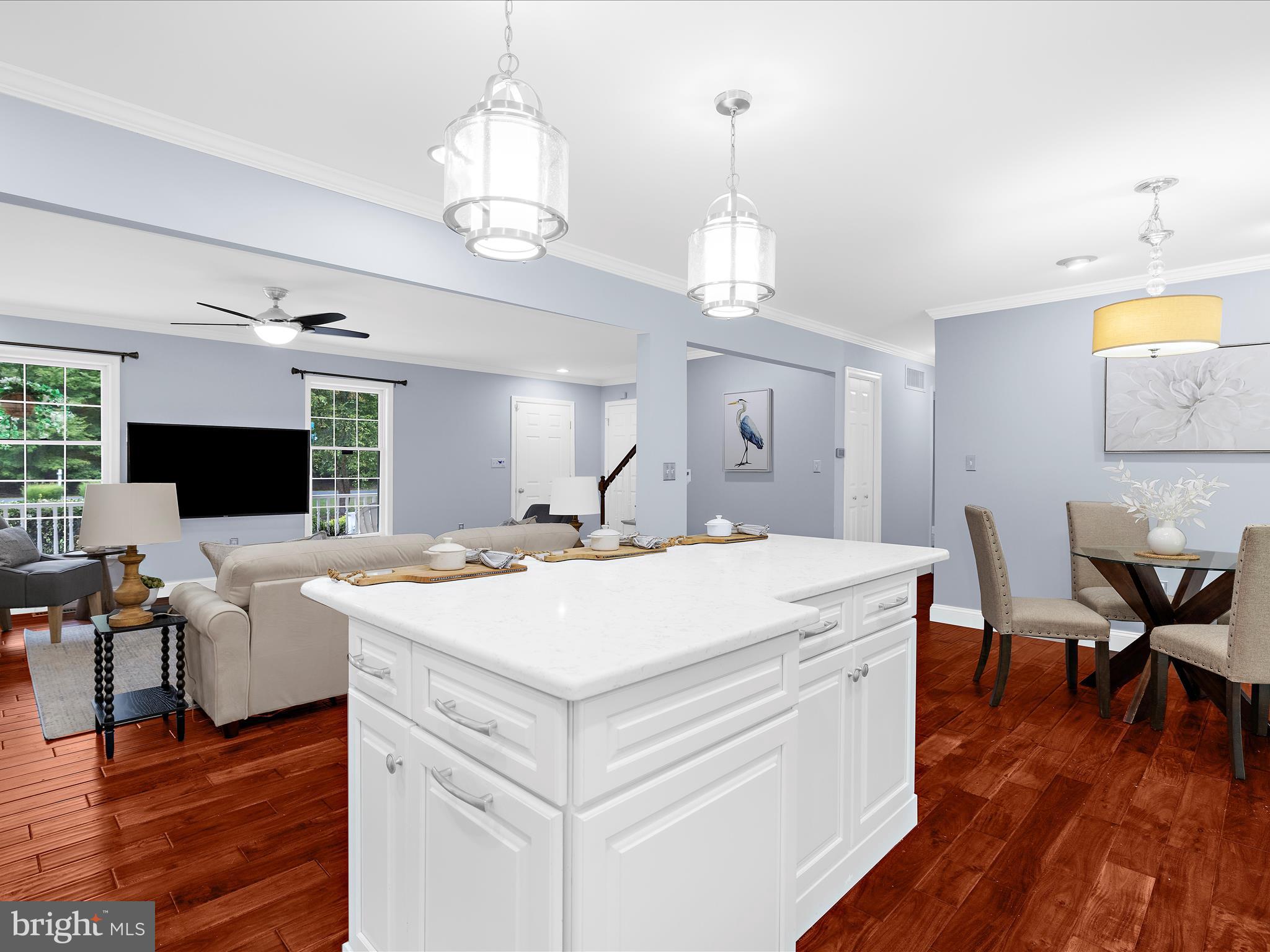 100 Marlborough Road Queenstown, MD 21658 - Photo 24 of 83 a view of living room kitchen and dining room