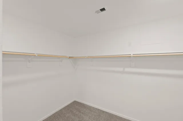 a view of small space with racks on the wall