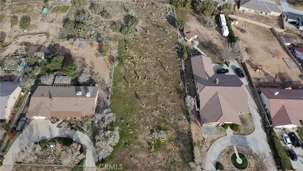 0 Yuba Hesperia, CA 92345 - Photo 4 of 6 an aerial view of a house with a backyard