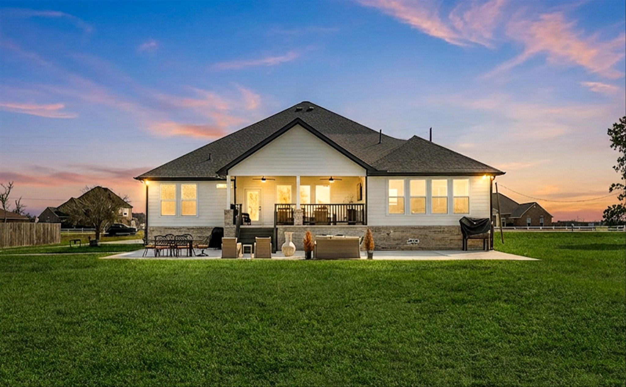 4627 County Road 63 Rosharon, TX 77583 - Photo 2 of 34 a house with garden in front of it