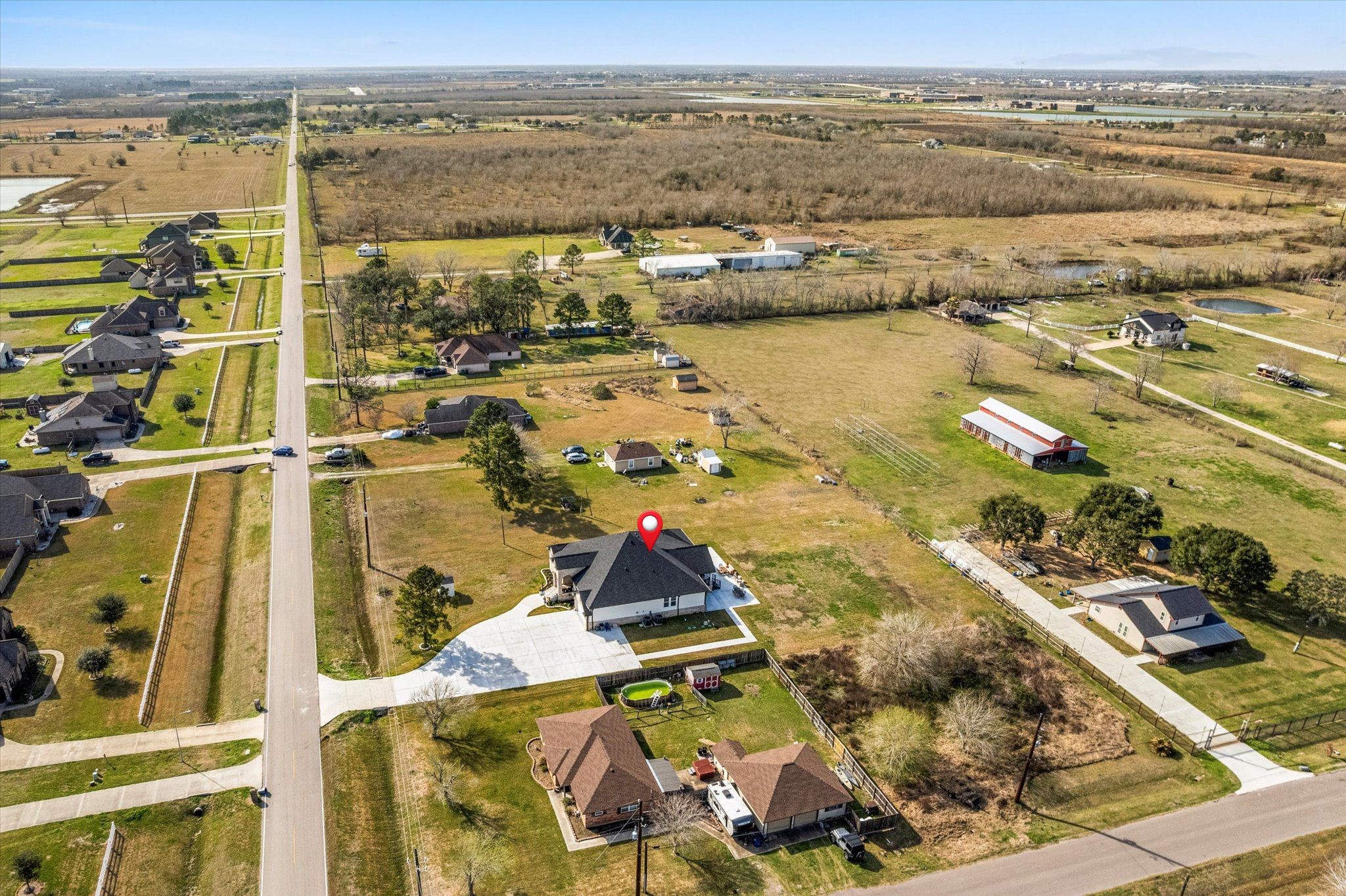 4627 County Road 63 Rosharon, TX 77583 - Photo 27 of 34 an aerial view of ocean view