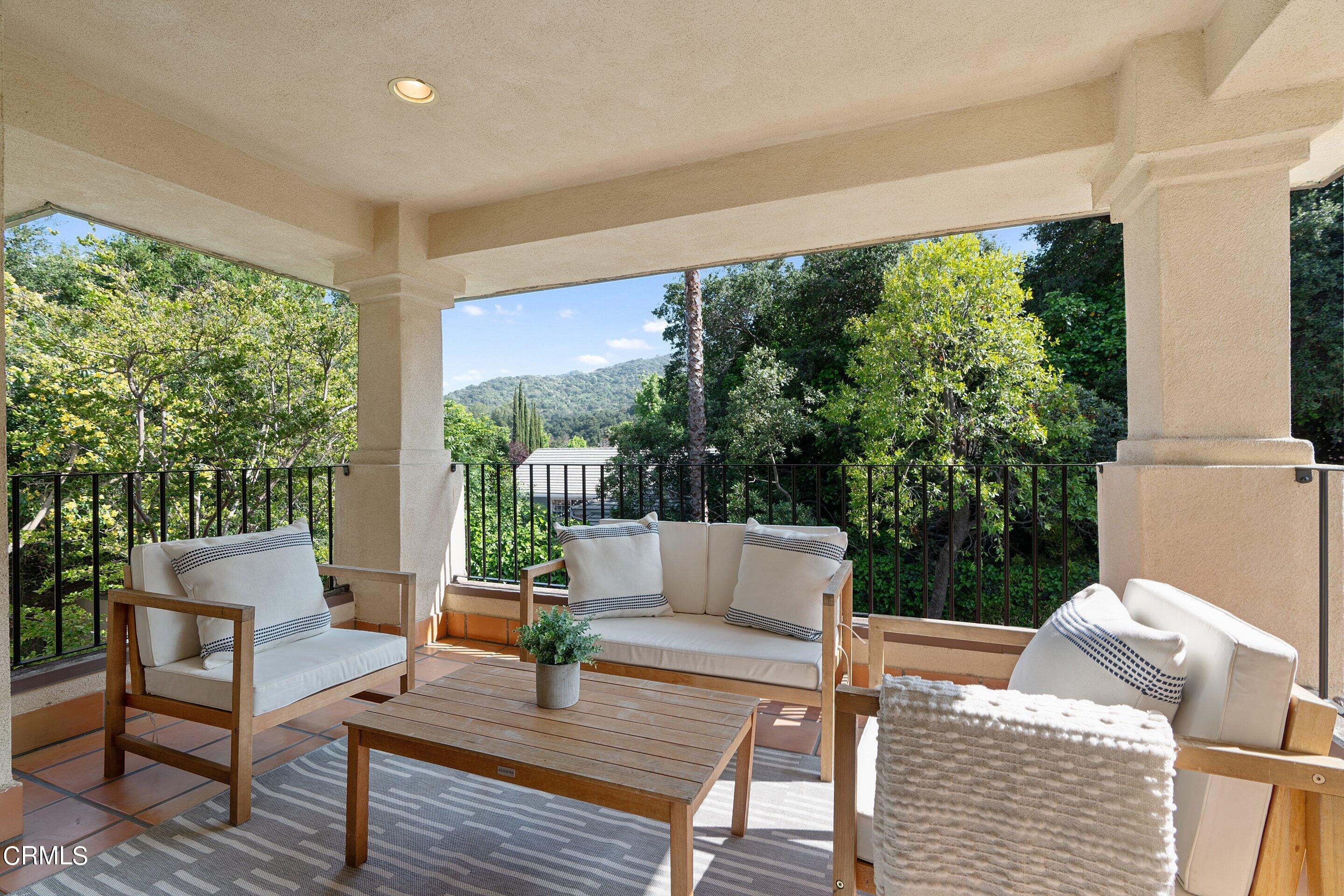 3710 Cedarbend Drive La Crescenta, CA 91214 - Photo 34 of 73 a outdoor living space with furniture and garden view