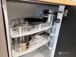 a close view of washer and dryer