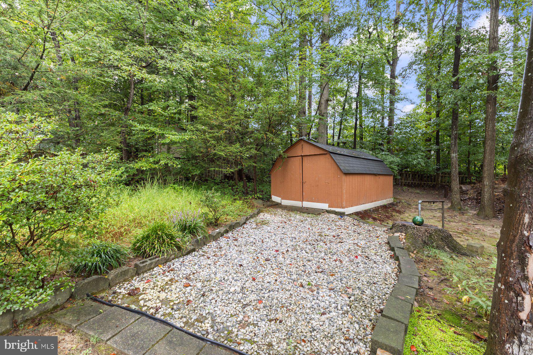 8011 Treasure Tree Court Springfield, VA 22153 - Photo 10 of 31 a backyard of a house with lots of green space