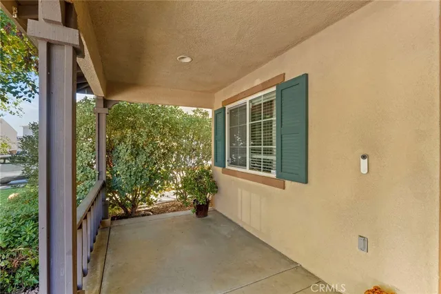 a view of front door and porch