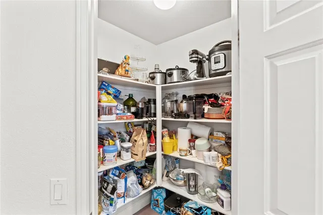 a view of store room with racks