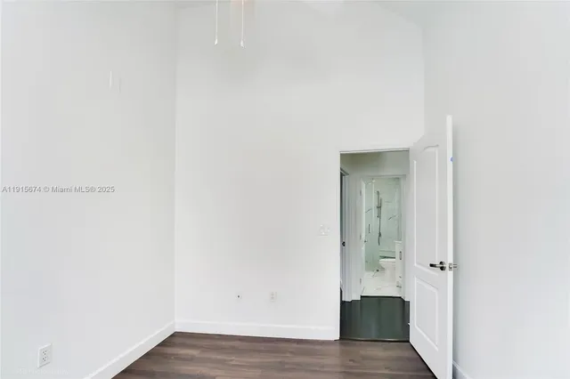 a view of an empty room