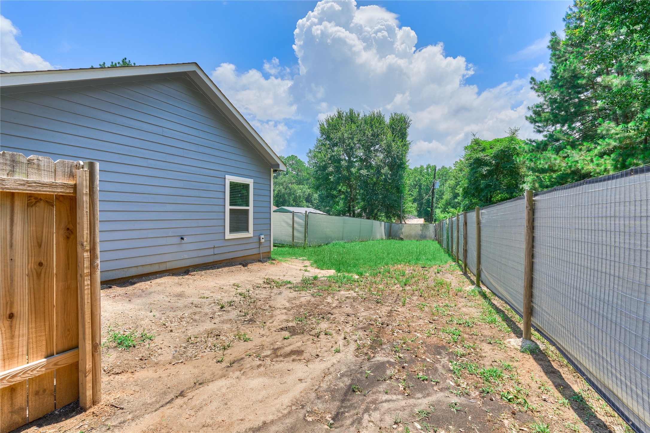 18147 Firepine Lane Montgomery, TX 77316 - Photo 21 of 25 a view of backyard of house with green space