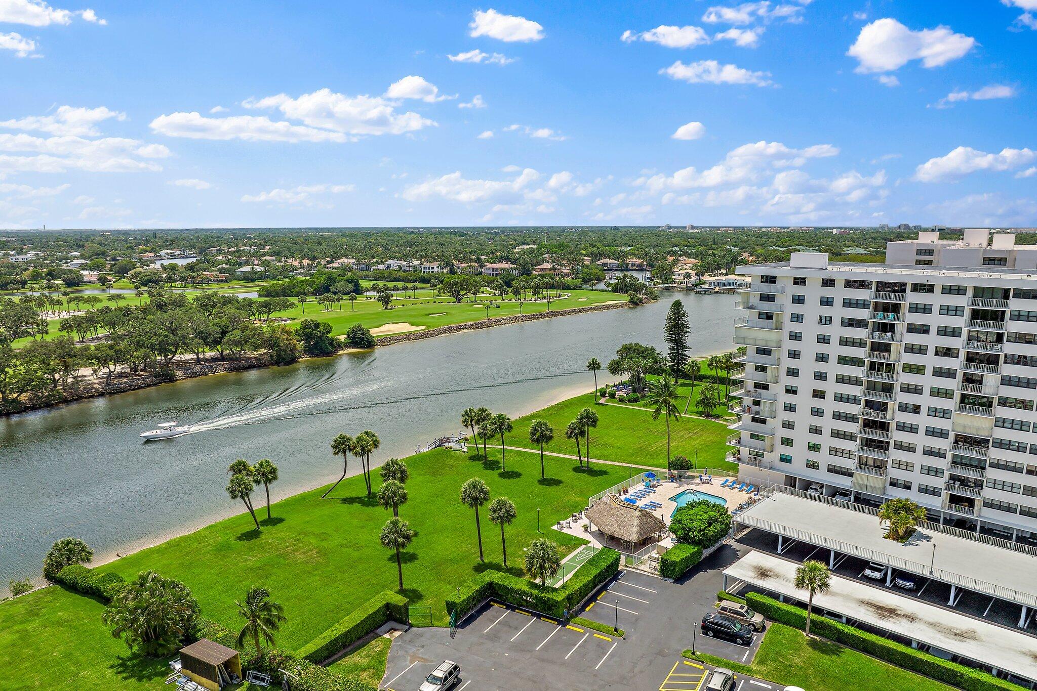 336 Golfview Road, Unit 719 North Palm Beach, FL 33408 - Photo 50 of 72 a view of a lake with a city
