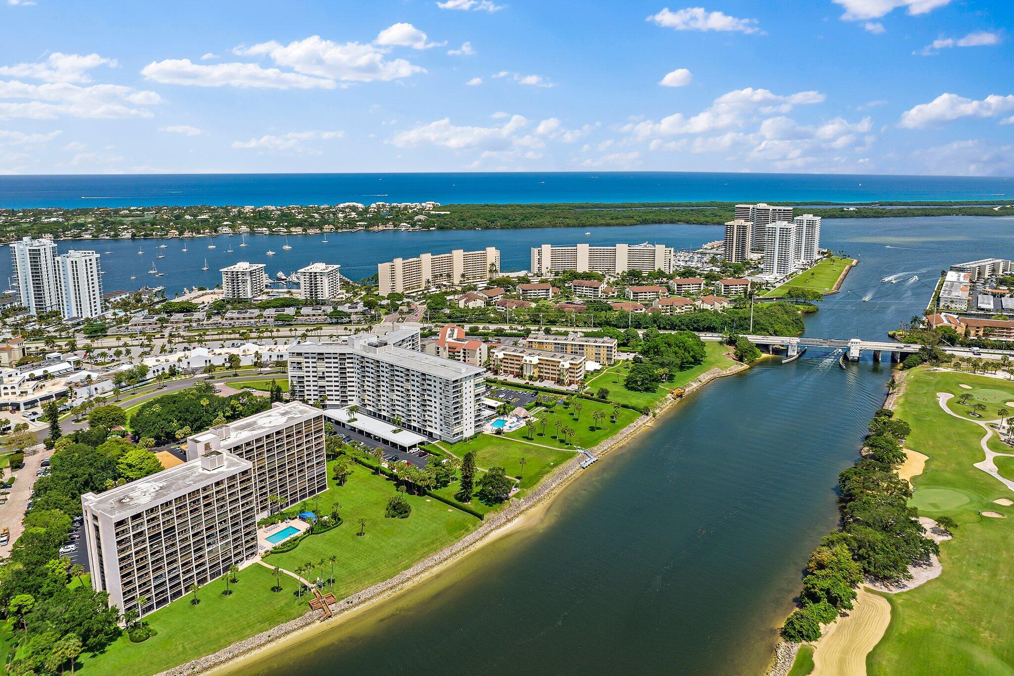 336 Golfview Road, Unit 719 North Palm Beach, FL 33408 - Photo 55 of 72 a view of a city from a balcony