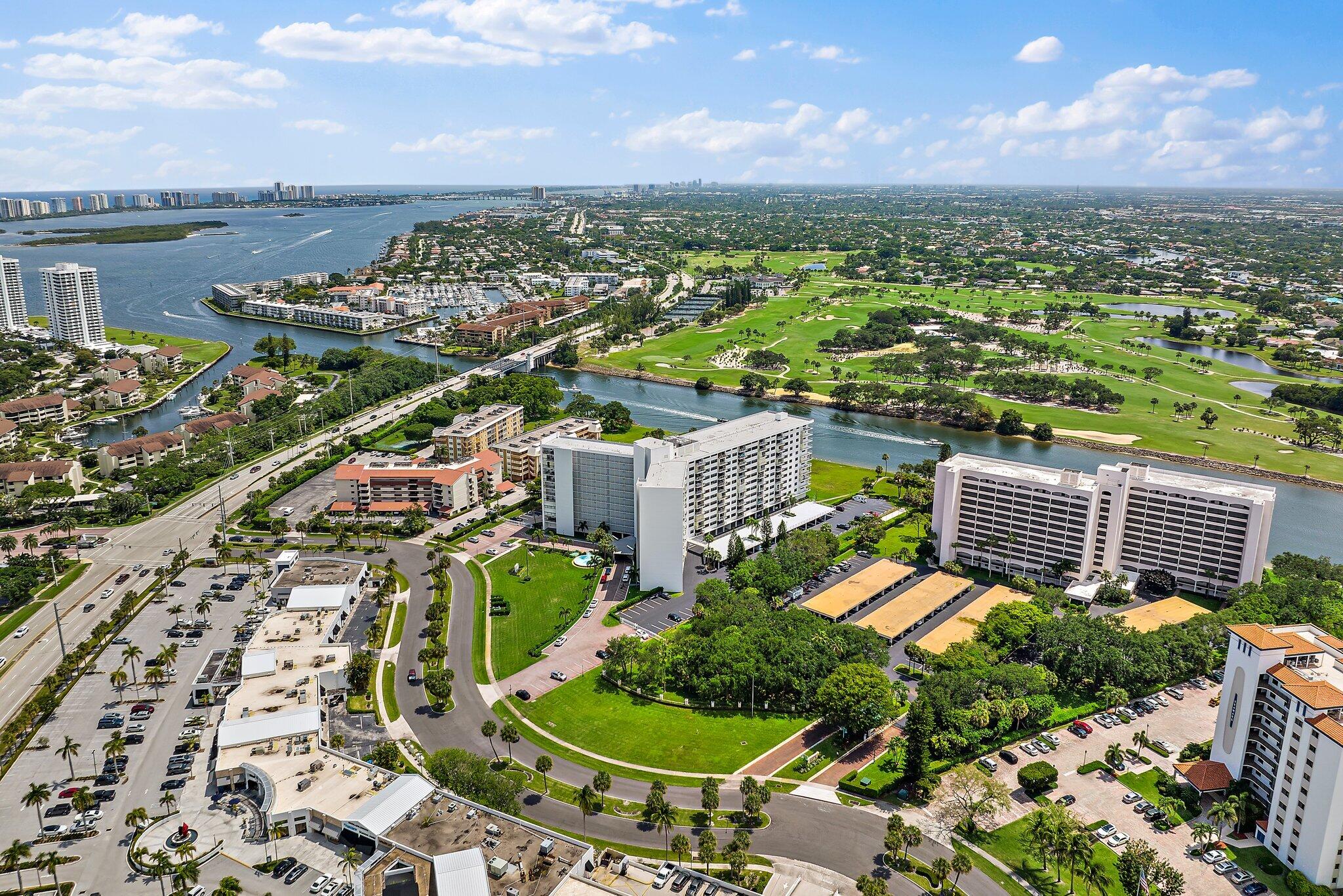 336 Golfview Road, Unit 719 North Palm Beach, FL 33408 - Photo 64 of 72 a view of a city and lake view
