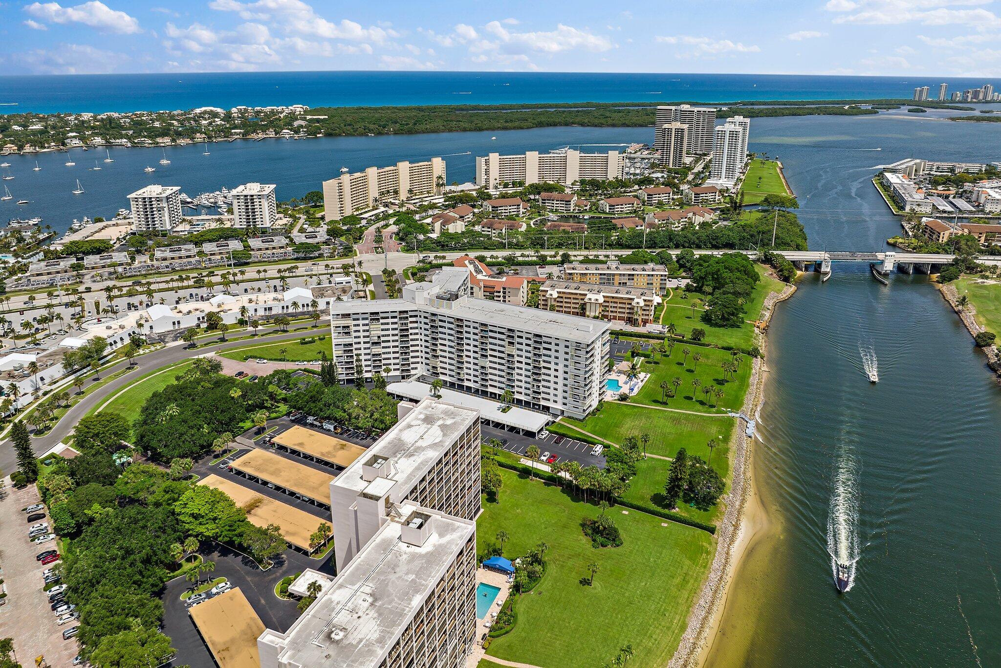 336 Golfview Road, Unit 719 North Palm Beach, FL 33408 - Photo 68 of 72 a picture of city view with lake view and mountain view