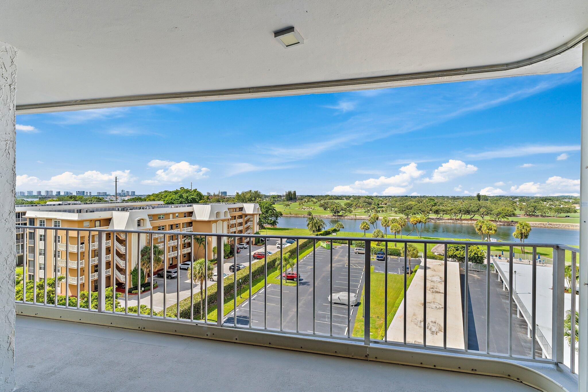 336 Golfview Road, Unit 719 North Palm Beach, FL 33408 - Photo 9 of 72 a view of ocean from a balcony
