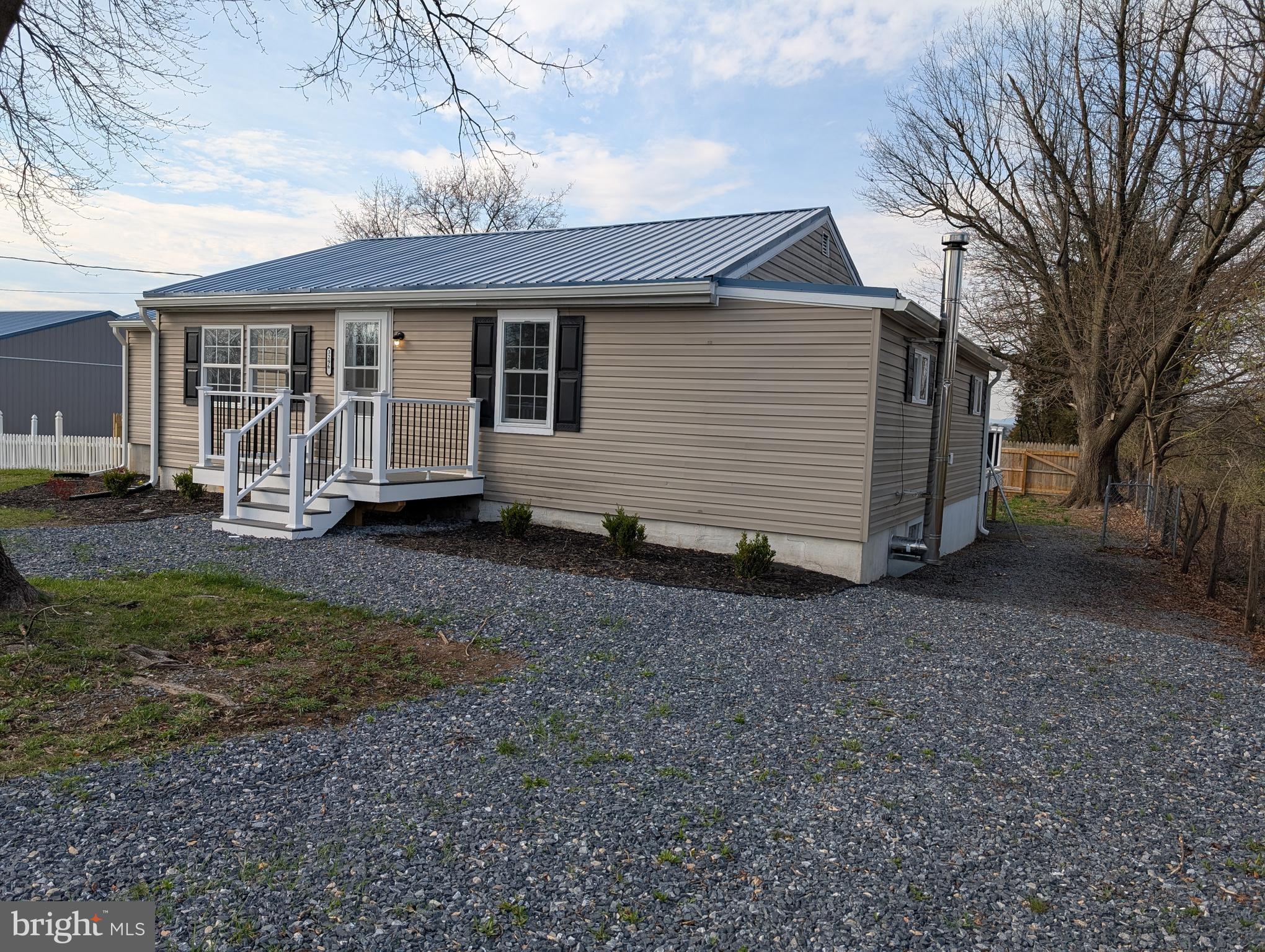 Main front view of the home