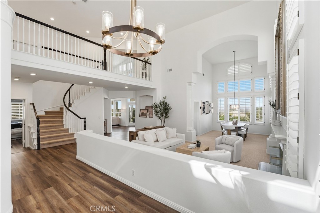 21581 Hummingbird Street Rancho Santa Margarita, CA 92679 - Photo 5 of 56 Formal Foyer with Volume Ceilings