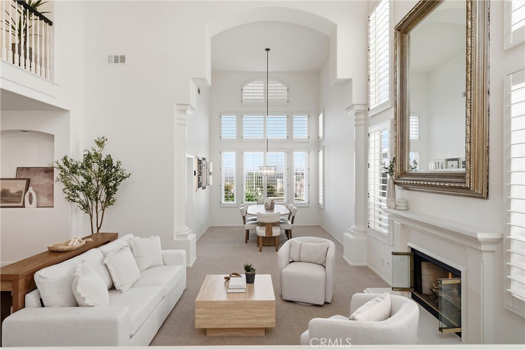 21581 Hummingbird Street Rancho Santa Margarita, CA 92679 - Photo 6 of 56 Formal Living Room with Soaring Ceilings