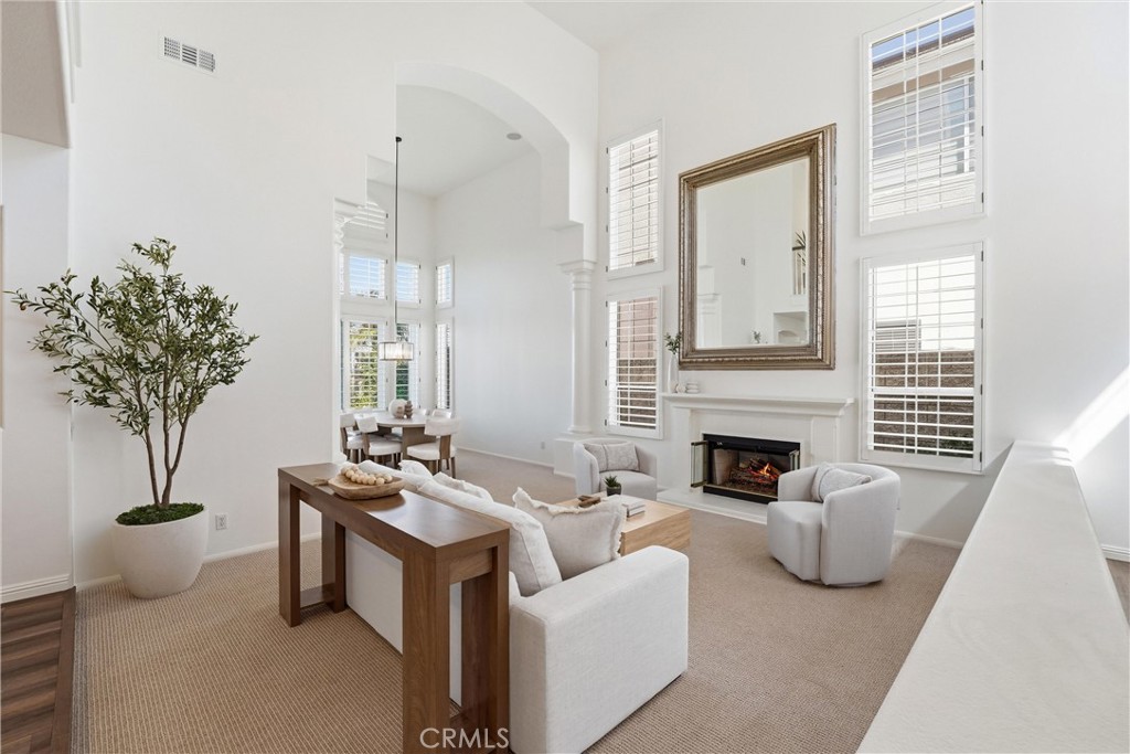 21581 Hummingbird Street Rancho Santa Margarita, CA 92679 - Photo 7 of 56 Formal Living Room, Dramatic Fireplace