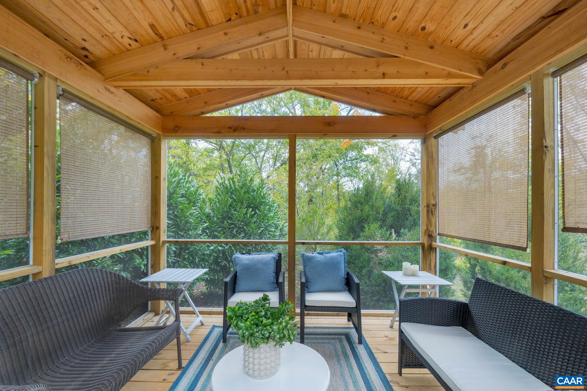 945 Locust Avenue Charlottesville, VA 22901 - Photo 35 of 52 a balcony with furniture and a potted plant