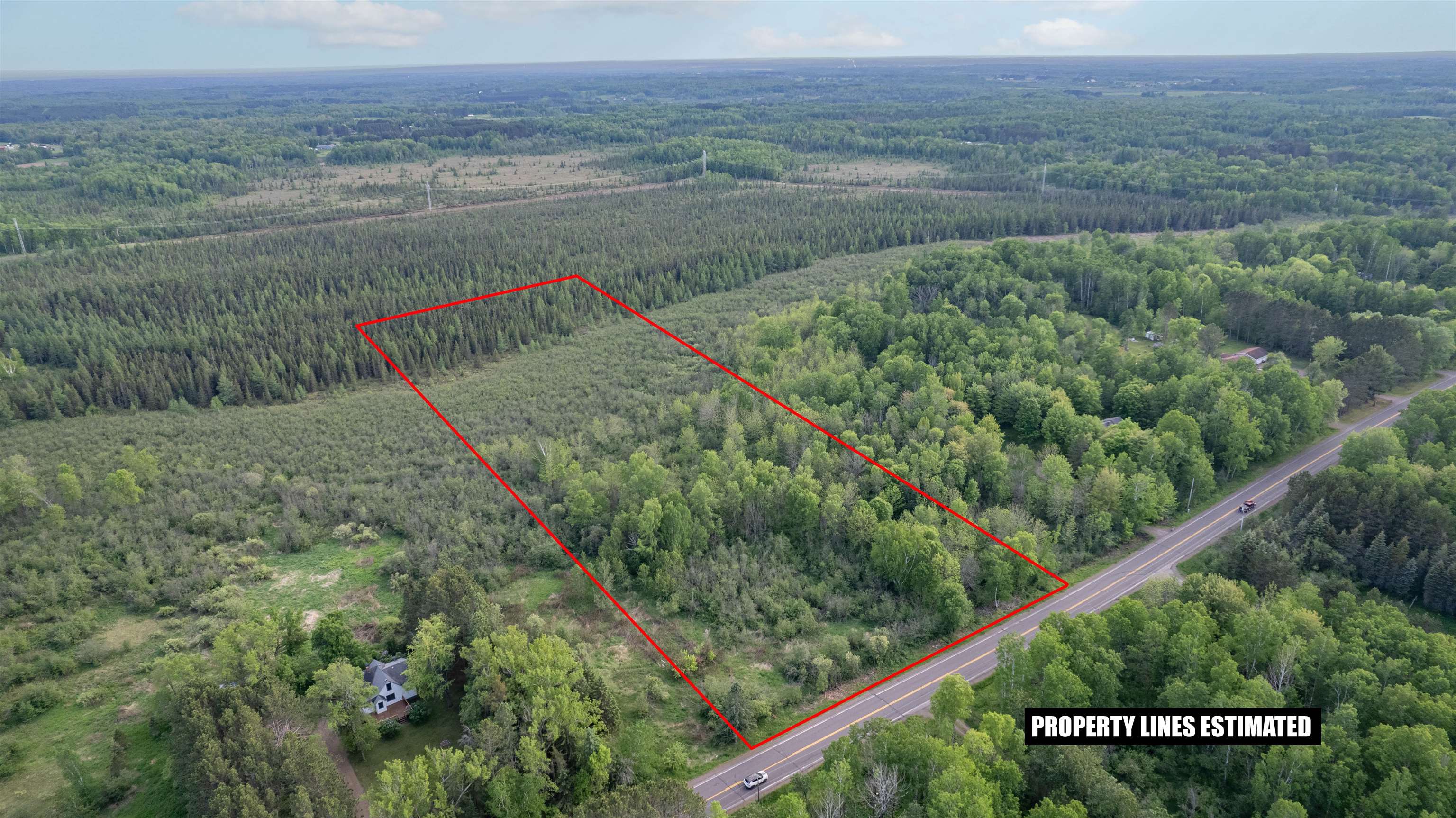 Xxc Morris Thomas Road Cloquet, MN 55720 - Photo 4 of 12 View of property location with a forest and property parcel outlined