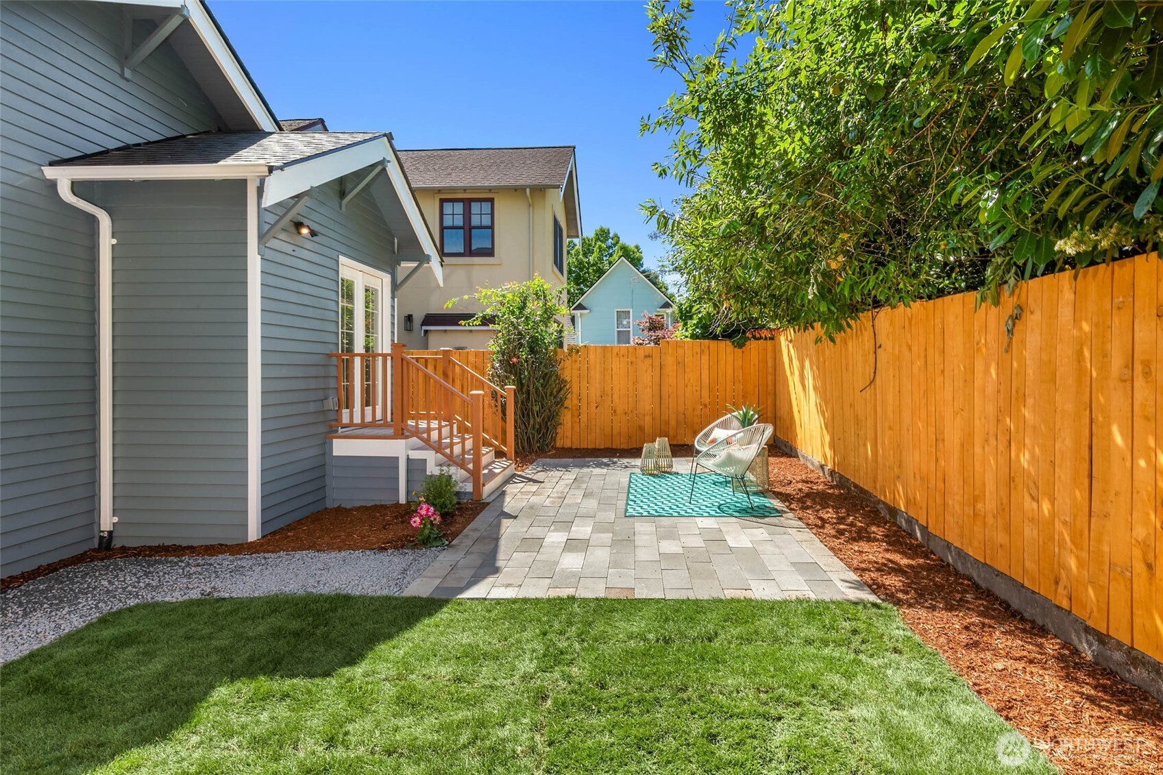 1312 Northeast 70th Street Seattle, WA 98115 - Photo 27 of 36 a view of a back yard of the house