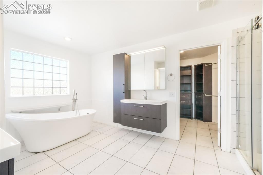 1675 Bowstring Road Monument, CO 80132 - Photo 42 of 50 a bathroom with a bathtub and a sink