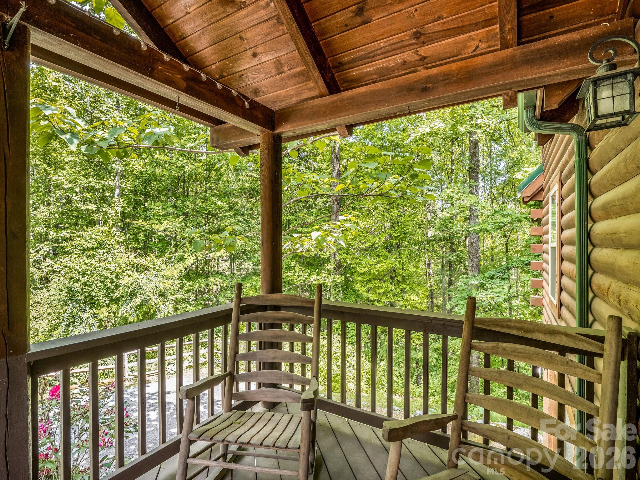 165 Dream Road Hendersonville, NC 28792 - Photo 8 of 46 a view of balcony with wooden floor