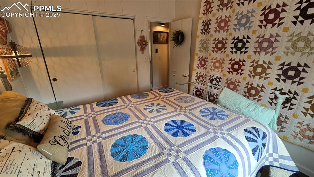 259 Vermillion Road Lake George, CO 80827 - Photo 36 of 46 a bathroom with a sink and a mirror