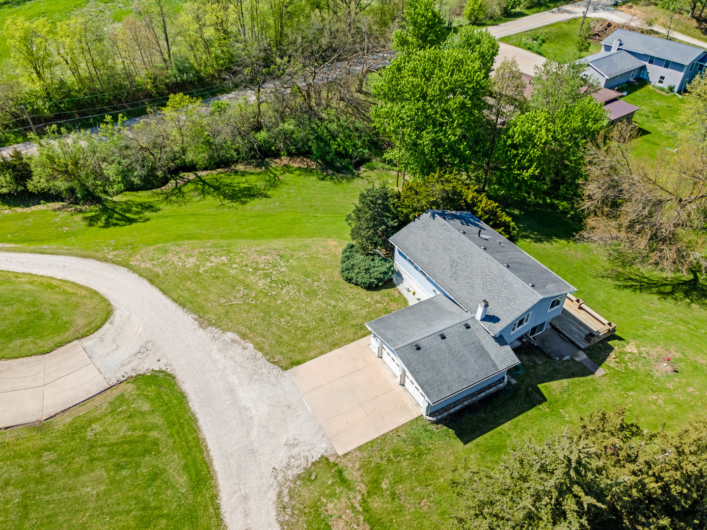 24146 Stage Coach Road Geneseo, IL 61254 - Photo 38 of 39 an aerial view of a house with outdoor space