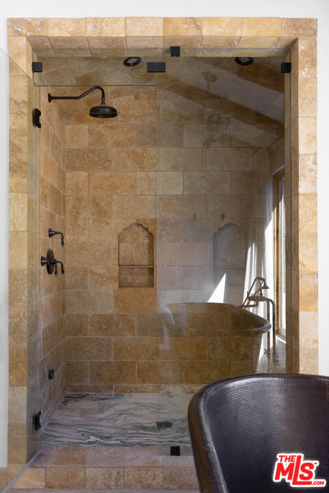 7935 Oceanus Drive Los Angeles, CA 90046 - Photo 24 of 43 a bathroom with a shower