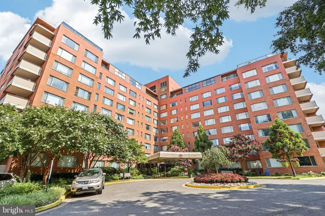 a front view of a building