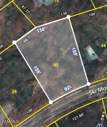 Lot 45 Ski Mountain Road Gatlinburg, TN 37738 - Photo 4 of 5 Plat Map 2